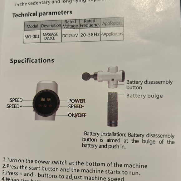 🛁Brand New Massage Gun Muscle-Pain Relief & Relaxation A81 - Picture 4 of 8